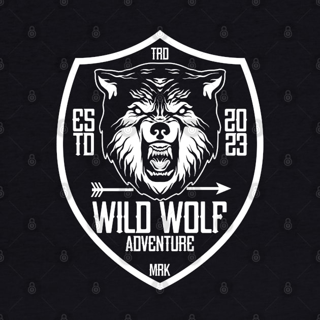 Wild wolf - design - by paoloravera80